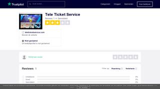 
                            9. Tele Ticket Service reviews| Lees klantreviews over teleticketservice ...