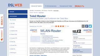 
                            5. Tele2 Router - Preise und Leistungen der  ...