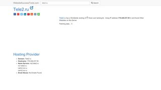 
                            4. Tele2.ru Error Analysis (By Tools) - WebsiteSuccessTools.com