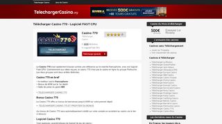 
                            9. TéLéCHARGER CASINO 770 - LOGICIEL FAST CPU