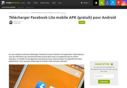 
                            12. Télécharger Facebook Lite mobile APK (gratuit) pour Android ...