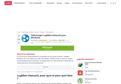 
                            1. Télécharger Hamachi gratuit | Clubic