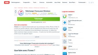 
                            11. Télécharger iTunes pour Windows | Gratuit, sûr et rapide sur Clubic