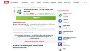 
                            4. Télécharger Windows Live Messenger gratuit | Clubic.com