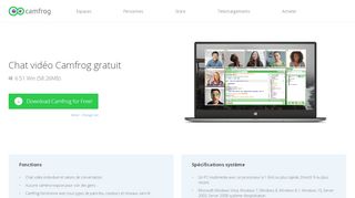 
                            2. Téléchargez le logiciel gratuit Camfrog pour espace chat vidéo