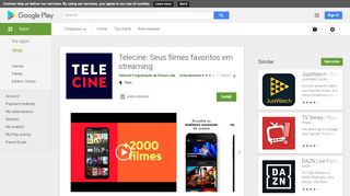 
                            10. Telecine Play - Filmes Online – Apps no Google Play