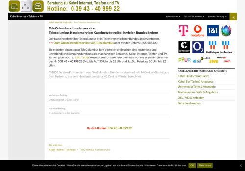 
                            10. TeleColumbus Kundenservice - Kabel-Internet-Telefon.de