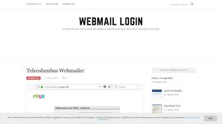
                            3. Telecolumbus Webmailer | Webmail Login