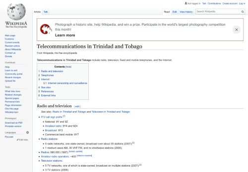 
                            8. Telecommunications in Trinidad and Tobago - Wikipedia