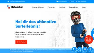 
                            4. Telefon, TV und Internet von NetAachen