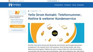 
                            5. Telefon und Kontakt der Yello Strom GmbH - Energiemarie