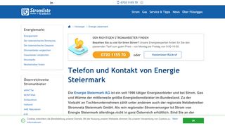 
                            5. Telefon und Kontakt von Energie Steiermark - stromliste.at