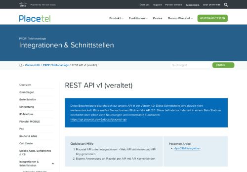 
                            11. Telefonanlage: API-Dokumentation - Placetel Online-Hilfe