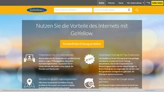
                            1. Telefonbuch - Auskunft - Telefonnummer - Branchenbuch | GoYellow.de
