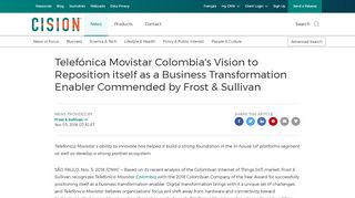 
                            12. Telefónica Movistar Colombia's Vision to Reposition itself as a ...