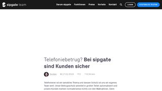 
                            12. Telefoniebetrug? Bei sipgate sind Kunden sicher - Sipgate Team