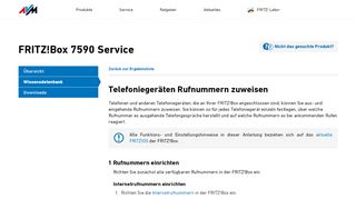 
                            8. Telefoniegeräten Rufnummern zuweisen | FRITZ!Box 7590 | AVM ...