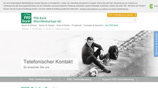 
                            7. Telefonischer Kontakt - PSD Bank RheinNeckarSaar eG