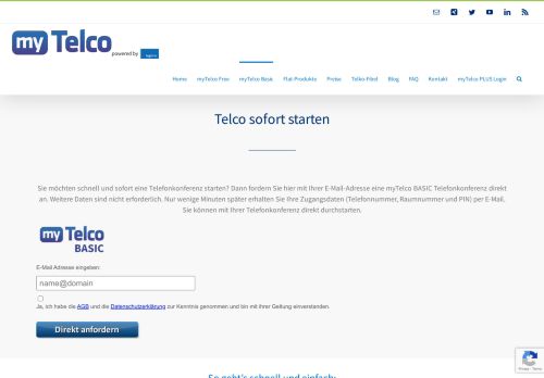 
                            11. Telefonkonferenz starten: Jetzt Telco sofort starten bei myTelco!