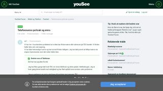 
                            10. Telefonnumre på krak og eniro - YouSee Forum
