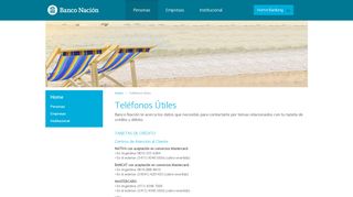 
                            8. Teléfonos Útiles - Banco de la Nación Argentina