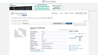 
                            11. Telefunken TF-9820T2HD ab € 55,90 (2019) | heise online ...