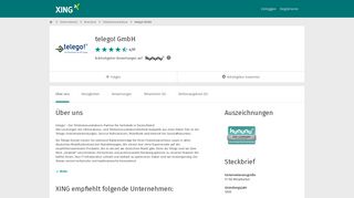 
                            10. telego! GmbH als Arbeitgeber | XING Unternehmen
