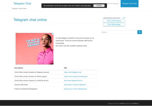 
                            11. Telegram chat online webbrowser based