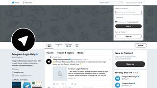 
                            1. Telegram Login Help (@smstelegram) | Twitter