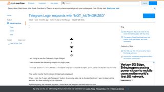 
                            12. Telegram Login responds with 