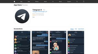 
                            7. Telegram X on the App Store - iTunes - Apple