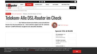 
                            13. Telekom: Alle DSL-Router im Check - COMPUTER BILD