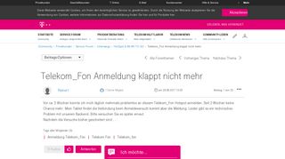 
                            7. Telekom_Fon Anmeldung klappt nicht mehr - Telekom hilft Community