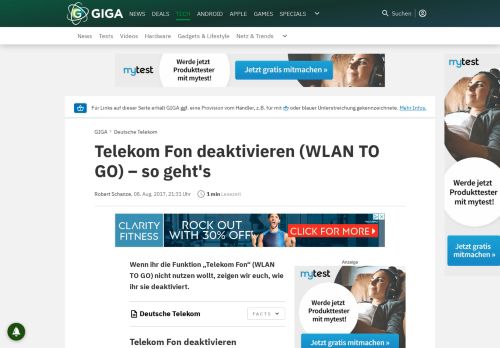 
                            10. Telekom Fon deaktivieren (WLAN TO GO) – so geht's – GIGA