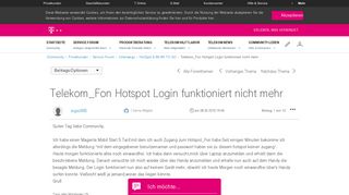 
                            4. Telekom_Fon Hotspot Login funktioniert nicht mehr - Telekom hilft ...