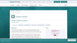 
                            9. Telekom Healthcare Solutions - Anbieter / Partner - Health IT-Portal ...