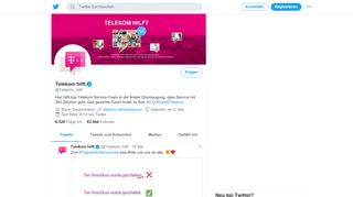 
                            11. Telekom hilft (@Telekom_hilft) | Twitter