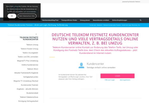 
                            6. Telekom Kundencenter - Festnetz & Login zur Rechnung
