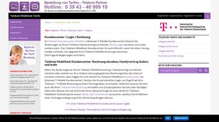 
                            11. Telekom Kundencenter Login (Rechnungen, Einstellungen & mehr)
