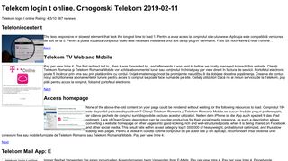 
                            9. Telekom login t online. Telefoniecenter.t. 2019-02-11 - cameran