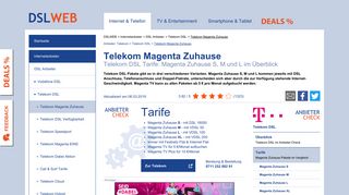 
                            9. Telekom Magenta Zuhause - die neuen Telekom Festnetz ... - DSLWeb