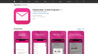 
                            6. Telekom Mail im App Store - iTunes - Apple