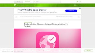 
                            9. Telekom Online Manager: Hotspot-Nutzung jetzt auf 5 ... - iPhone-Ticker