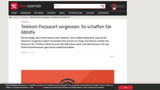 
                            9. Telekom Passwort vergessen – So stellen ...