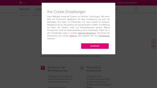 
                            2. Telekom Rechnung online einsehen | Telekom Hilfe