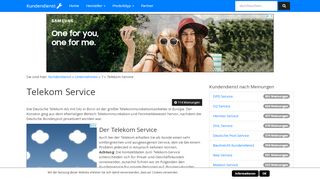 
                            8. TELEKOM Service - Kundendienst – Info