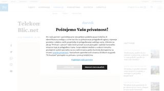 
                            4. Telekom Slovenije može preuzeti Blic.net - Poslovni dnevnik
