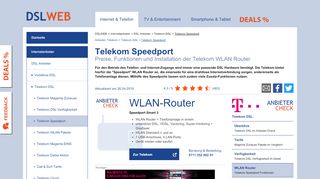 
                            10. Telekom Speedport - Funktionen und Eigenschaften der Telekom ...