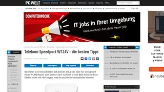 
                            5. Telekom Speedport W724V - die besten Tipps - PC-WELT