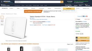 
                            11. Telekom Speedport W724V - Router, blanco: Amazon.es: Informática